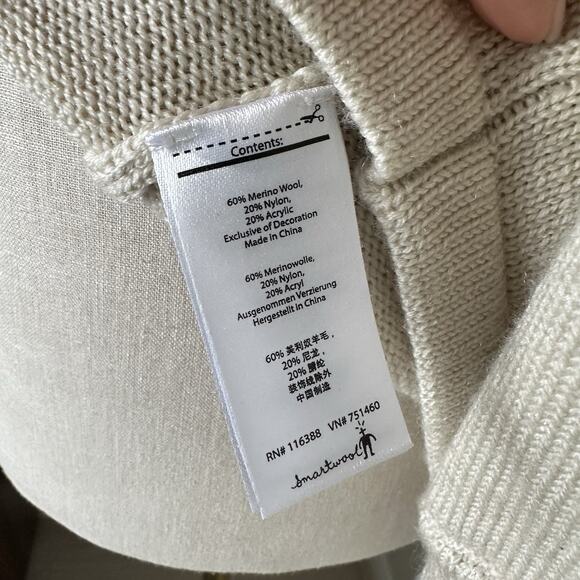 Smartwool Color Stripe Winter Ski Funnel Neck Sweater Pullover - Picture 9 of 13